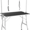 Tectake - Honden Trimtafel Met Twee Lussen - Zwart/zilver- 402893 1 Tectake - Honden Trimtafel Met Twee Lussen - Zwart/zilver- 402893 -Dierenwinkel 749x1200 1