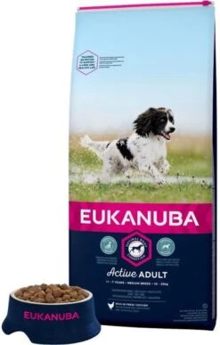 Eukanuba Dog Adult Medium Breed - Kip - Hondenvoer - 15 Kg -Dierenwinkel 766x1200