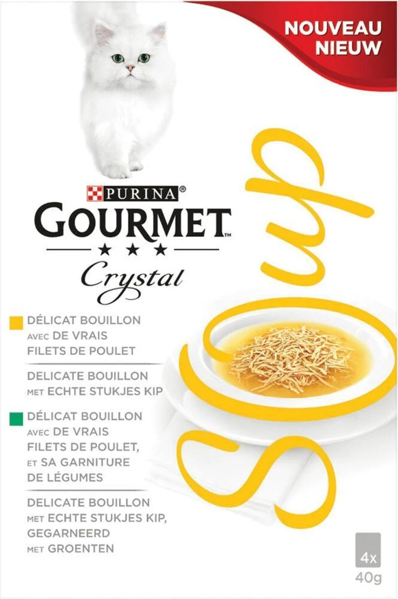 5x Gourmet Crystal Soup Kip 4 X 40 Gr 3 5x Gourmet Crystal Soup Kip 4 X 40 Gr