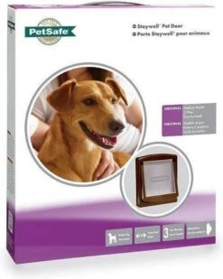 Petsafe 757 Hondenluik - Medium - Zilver/Tranparant -Dierenwinkel 960x1200